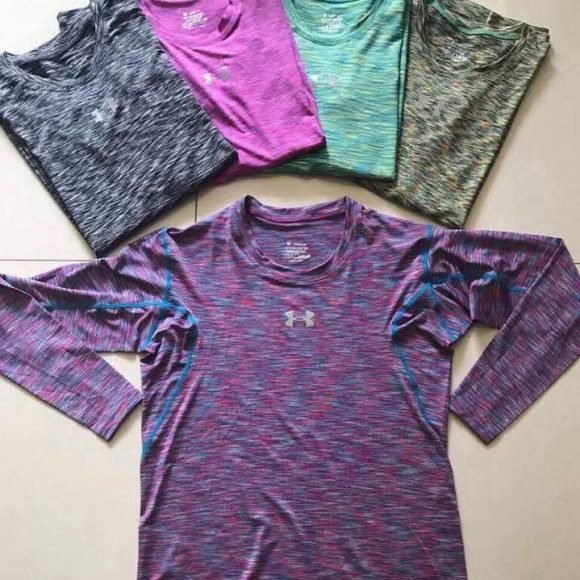 Kaos Lengan Panjang Fitnes dan Gym