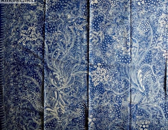 kain batik lasem biru