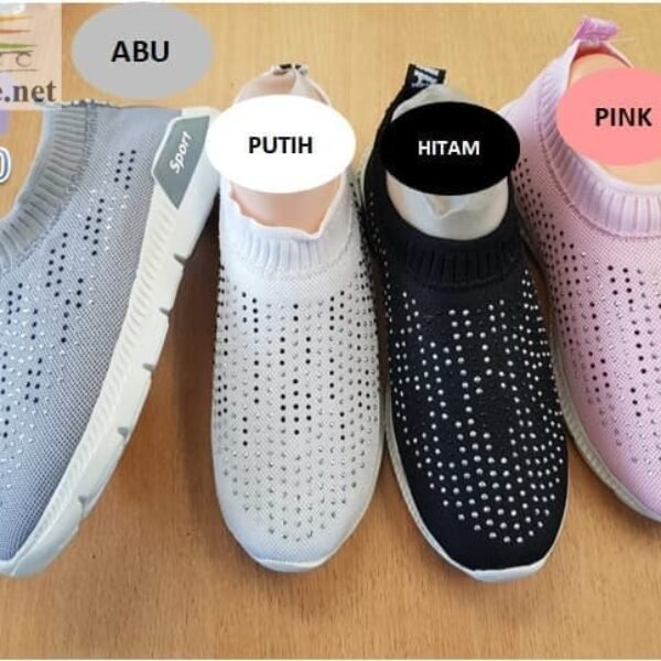 Sepatu Wanita Slipon Sock Rain 170-4
