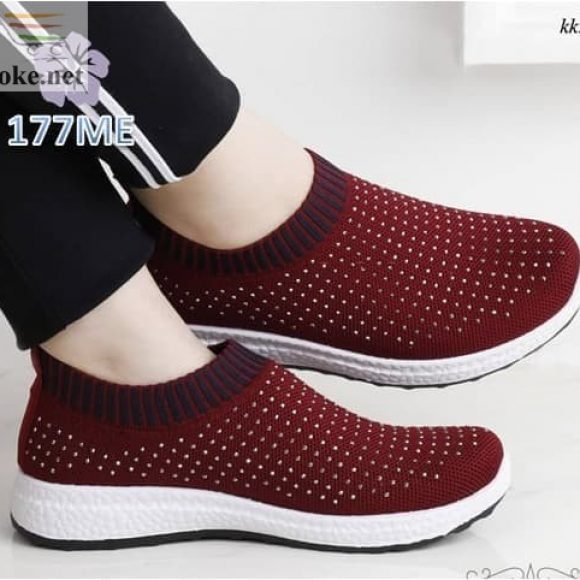 Sepatu Wanita Slip On Sock Slavina 177