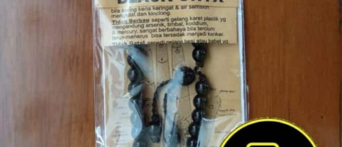 Gelang Batu Black Onyx