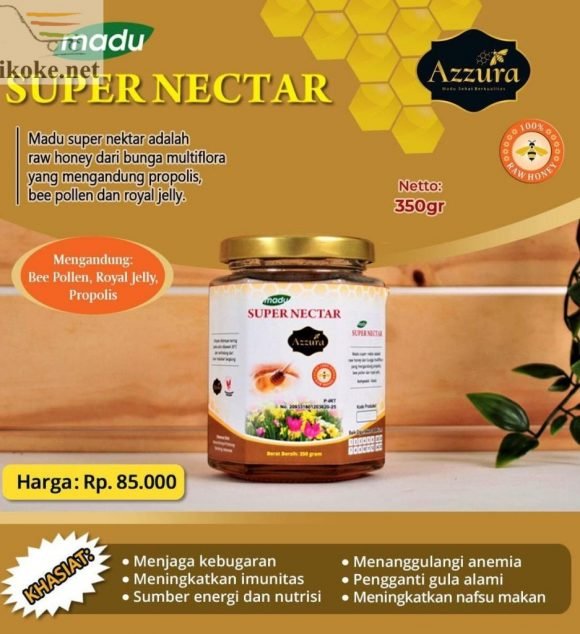 Madu Murni Super Nectar Azzura 350gr